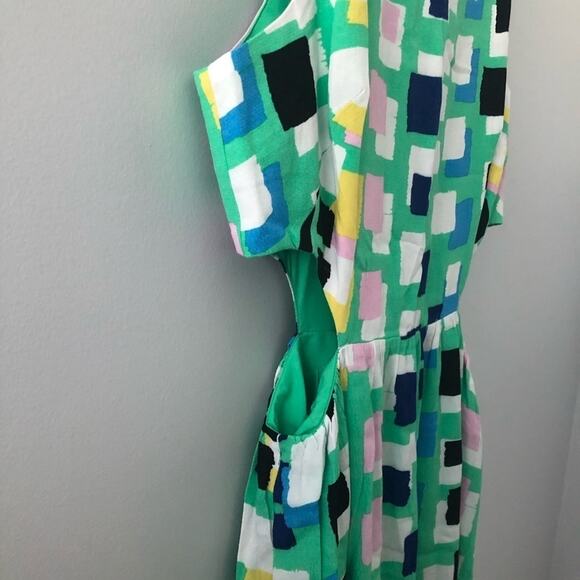 Anthropologie Corey Lynn Calter Abstract Midi Dress NEW - Picture 3 of 9